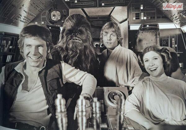 Chewbacca opublikował cała serie zdjęć z planu Gwiezdnych Wojen