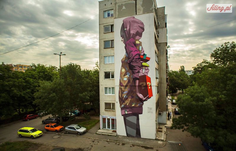 11 nieziemskich murali stworzonych przez polski duet.