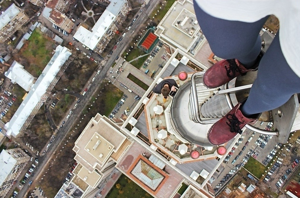 15 zdjęć Rosjanina, który nie wie co to strach i lęk wysokości.