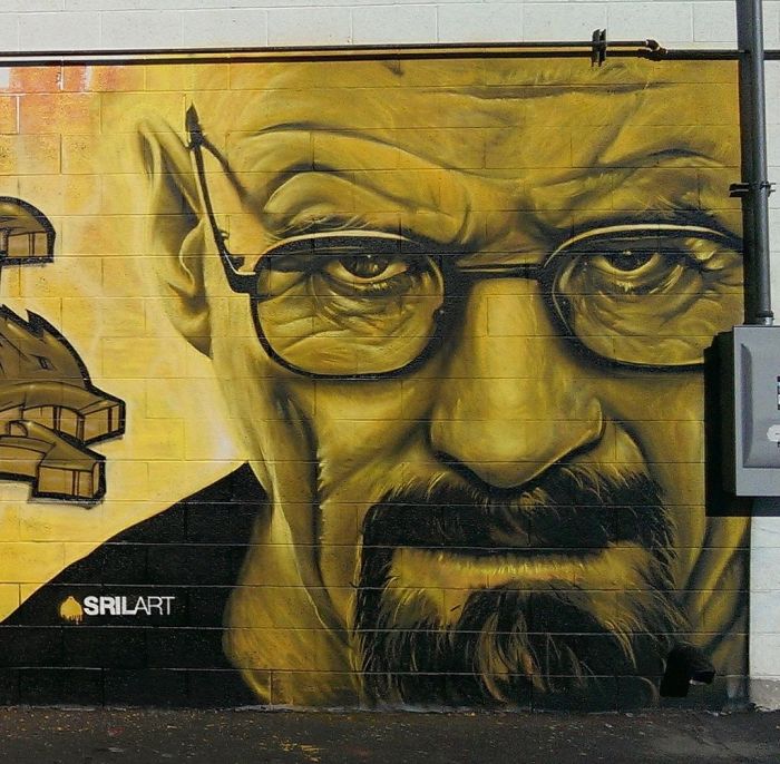 30 prac street artowych nawiązujących tematycznie do Breaking Bad.