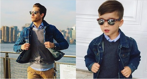 4-letni chłopiec z Instagrama idealnie naśladuje styl sławnych ludzi.