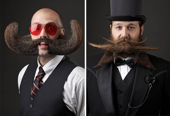 10 najbardziej wymyślnych zgłoszeń do konkursu na najlepszą brodę i wąsy.