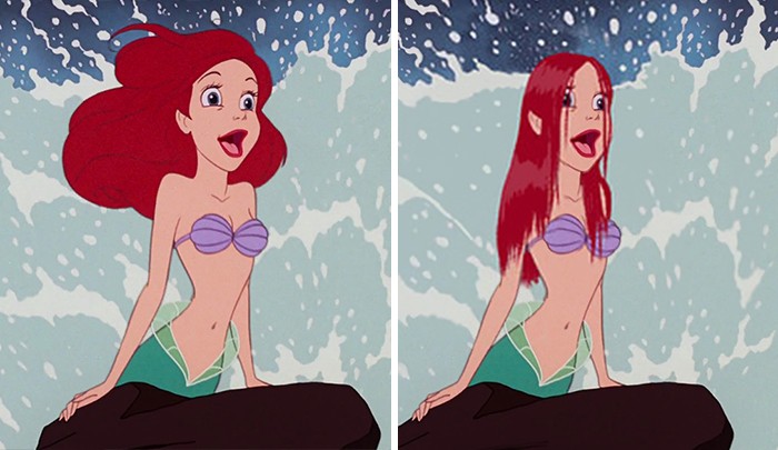 Jak księżniczki Disneya wyglądałyby jeśli miałyby realistyczne włosy?