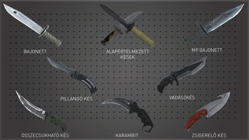Jaki nóż z Counter Strike Global Offensive najbardziej Ciebie pasuje?