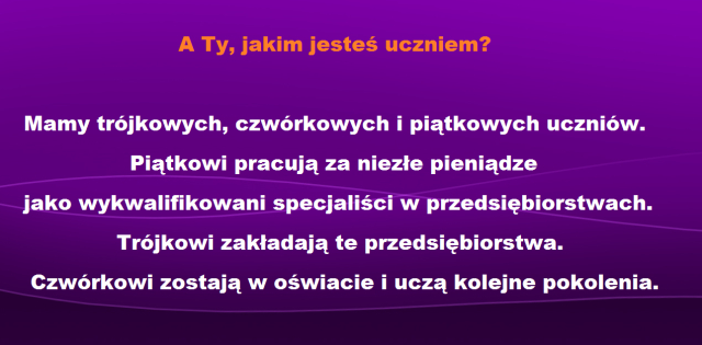 Czy jesteś wzorowym uczniem?