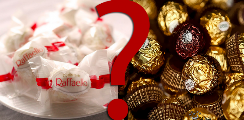 25 trudnych pytań z serii „Które słodycze bardziej lubisz?”.