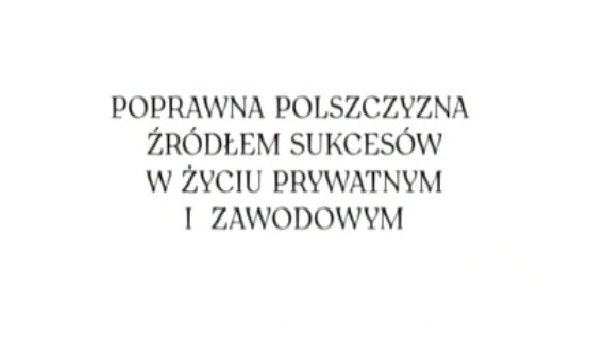 Czy umiesz poprawniemówić po polsku?