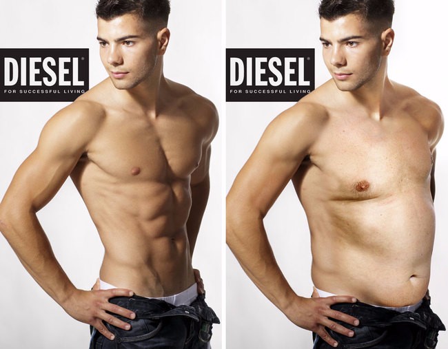 Zastanawialiście się kiedyś jak wyglądaliby modele gdyby mieli brzuchy jak typowy tata?