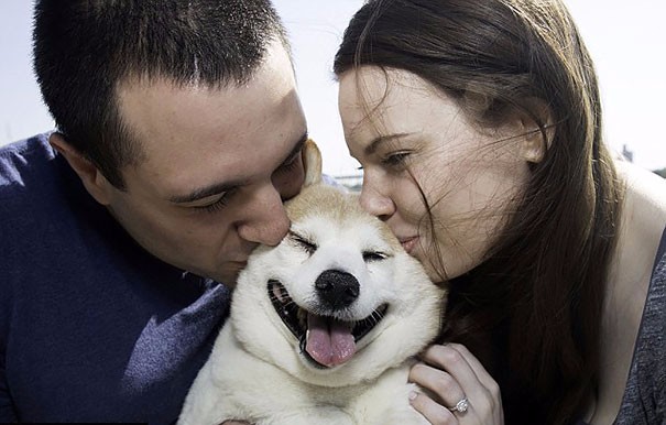 Poznajcie Cinnamon, najszczęśliwszego psa na świecie, który nie przestaje się uśmiechać pomimo swojej choroby.