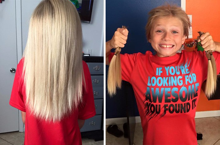 Ten 8-letni chłopiec był prześladowany w szkole, za to że zapuszczał długie włosy. W końcu okazało się dlaczego to robił…