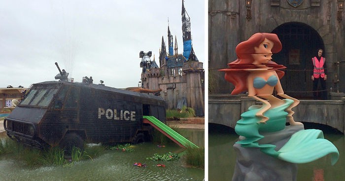 Odwiedzamy Dismaland – park rozrywki dla fanów Disneya, którzy wyrośli z bajek.