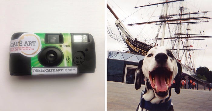 100 aparatów fotograficznych podarowanych bezdomnym pozwoliło ukazać Londyn ich oczami.