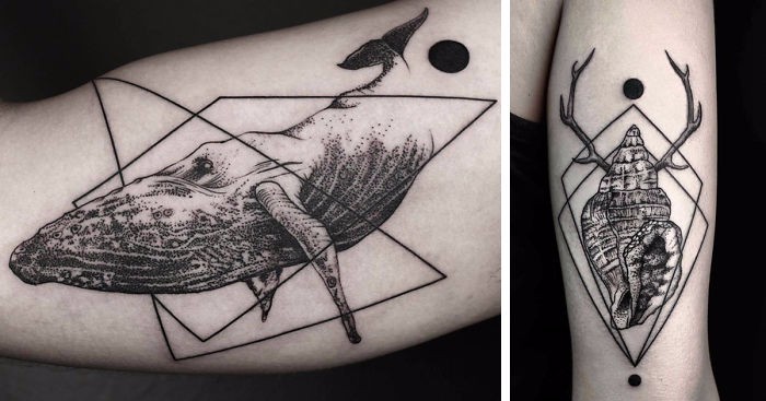 Minimalistyczna seria niesamowitych tatuaży utalentowanego tureckiego artysty.