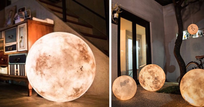 Ta księżycowa lampa udekoruje Twoje wnętrze, nadając mu niepowtarzalny, magiczny charakter.
