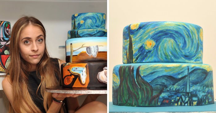 Artystka przenosi światowe dzieła malarstwa na swoje ręcznie zdobione torty.