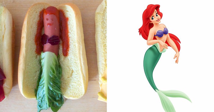 Jak wyglądałyby księżniczki Disneya, gdyby zostały… hot dogami?