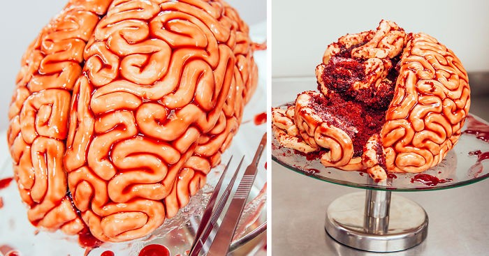 Red velvet cake w kształcie mózgu? To nic trudnego!