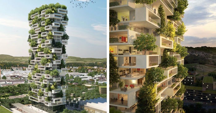 W Szwajcarii powstanie pierwszy na świecie budynek pokryty wiecznie zielonym lasem.