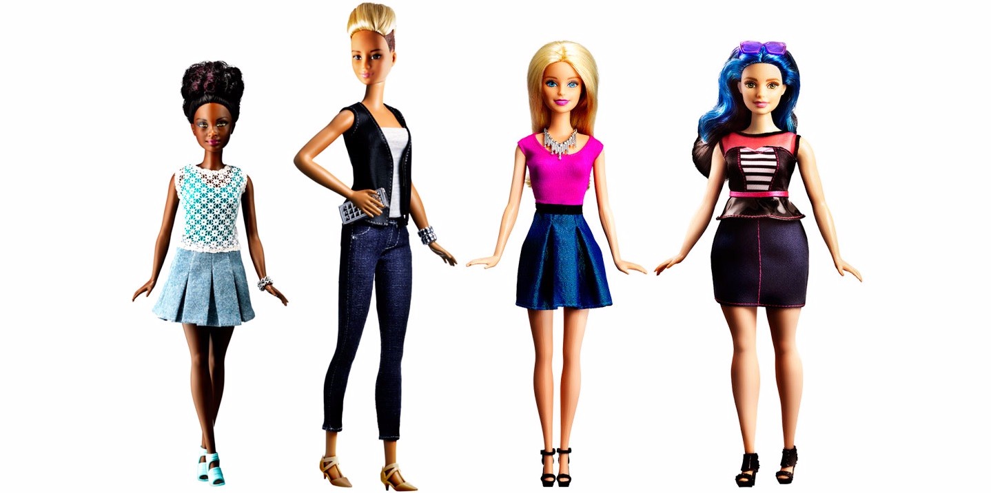 Rewolucja w świecie Barbie – pierwsza w historii seria lalek o różnych typach figury.