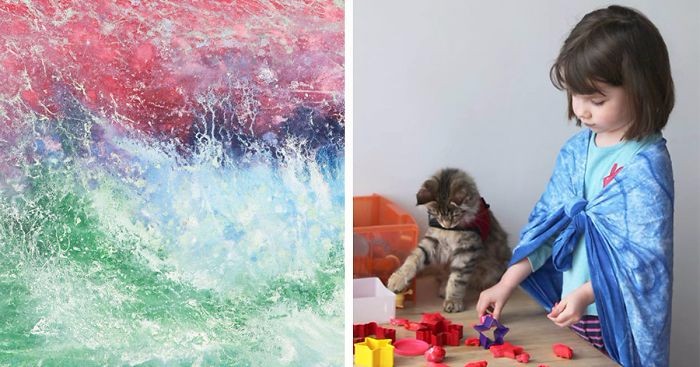 Utalentowana 6-latka chora na autyzm maluje doceniane przez kolekcjonerów, starannie dopracowane obrazy.