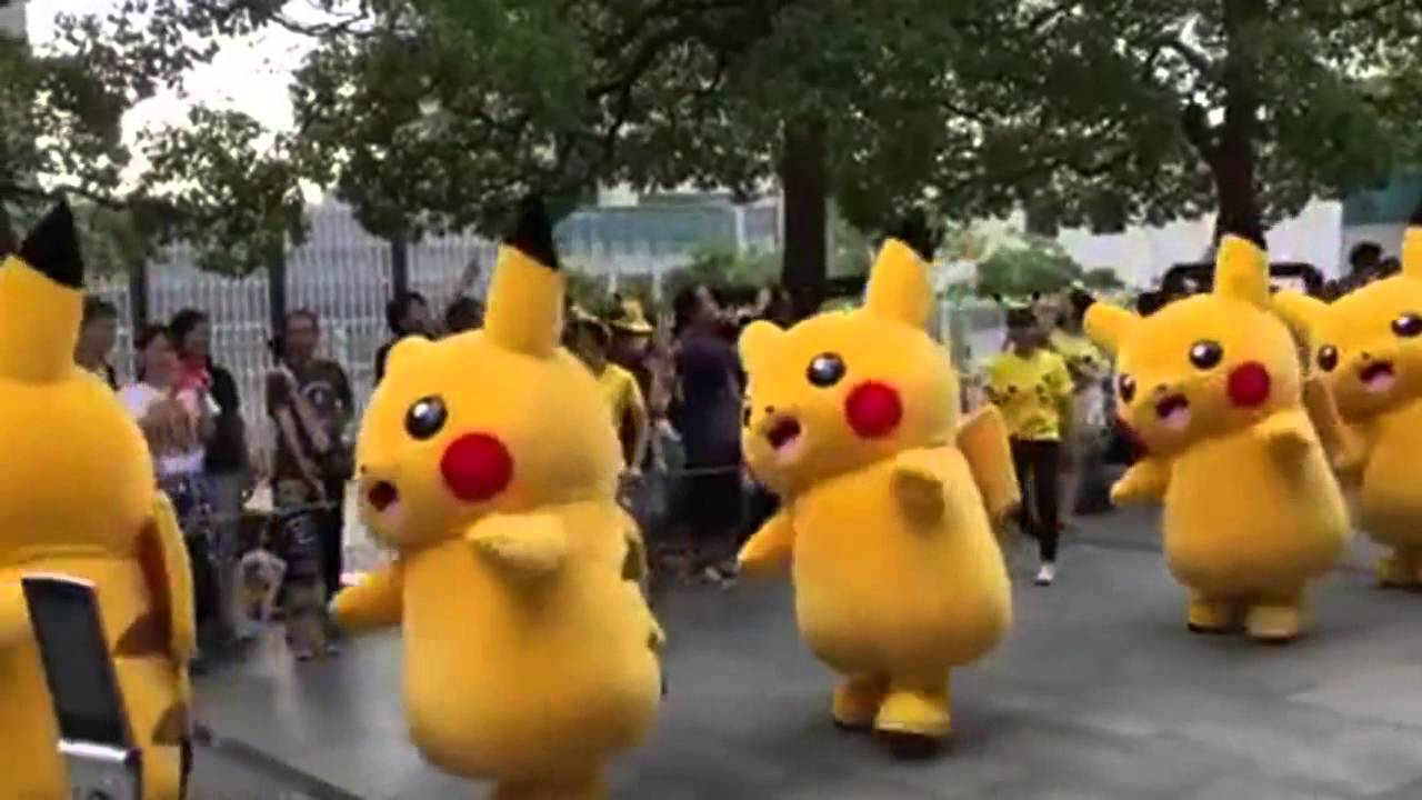 Flashmob w Japonii – Pikachu