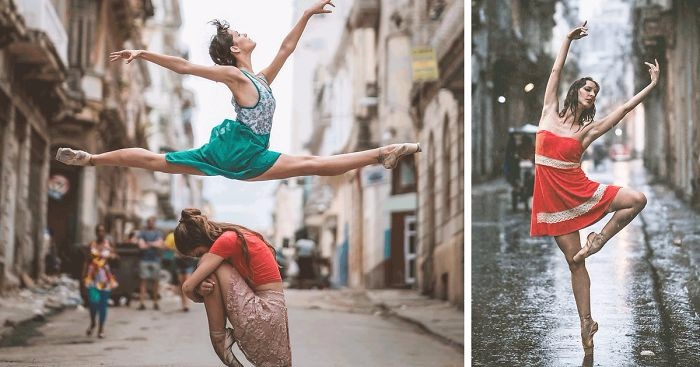 15 kadrów ze zdumiewających pokazów baletu na ulicach Kuby.