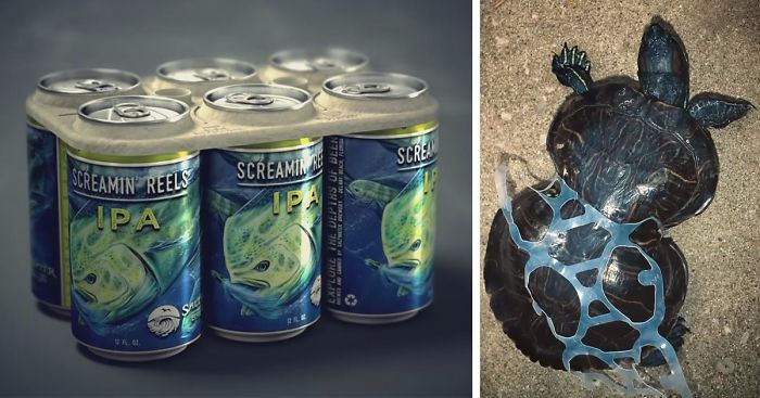 Projekt jadalnych sześciopaków piwa zrewolucjonizował podejście do kreatywnej ekologii!