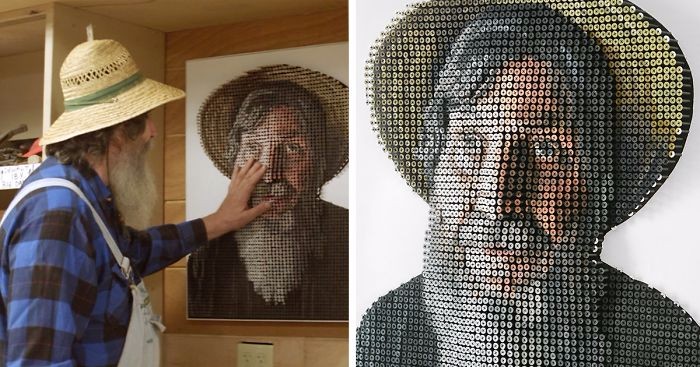 Stworzyli trójwymiarowy portret niewidomego rzeźbiarza, by mógł spojrzeć na siebie ich oczami.