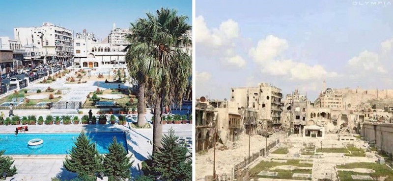 10 poruszających fotografii ukazujących największe miasto Syrii zniszczone przez wojnę.