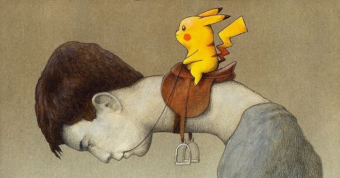 Polski artysta trafnie podsumował wszechobecny widok obsesyjnych graczy Pokémon Go.