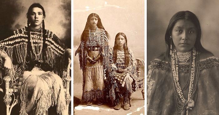 15 zachwycających fotografii najpiękniejszych Indianek XIX wieku.