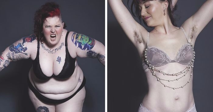 100 różnorodnych kobiet odkryło swoje ciała, na nowo definiując pojęcie piękna.