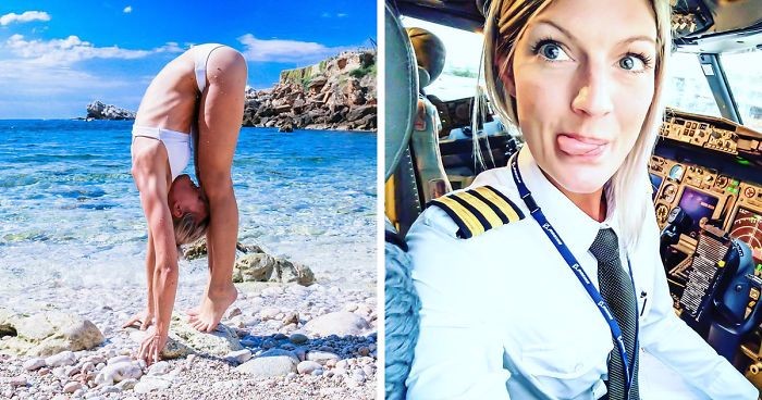 Szwedzka pilotka została gwiazdą Instagrama, publikując inspirujące selfies ze swoich podróży.