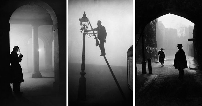 15 najbardziej urzekających fotografii londyńskiego smogu XX wieku.