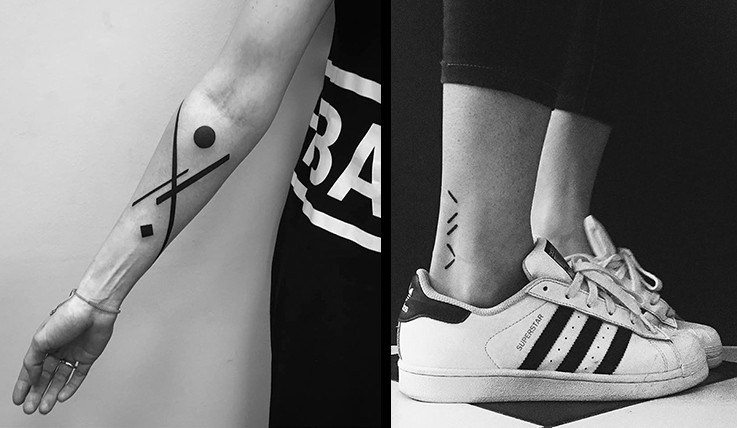 Artysta tworzy minimalistyczne geometryczne tatuaże, które są prawdziwymi dziełami sztuki na ludzkim ciele!