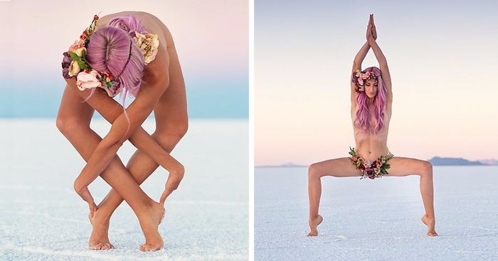 Inspirujące zdjęcia pięknej joginki, która przezwyciężyła depresję dzięki regularnej praktyce.