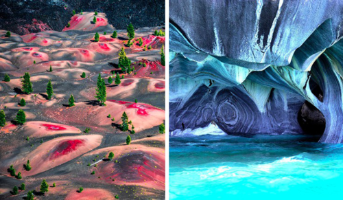 20 całkowicie pozaziemskich krajobrazów, które można znaleźć na Ziemi.