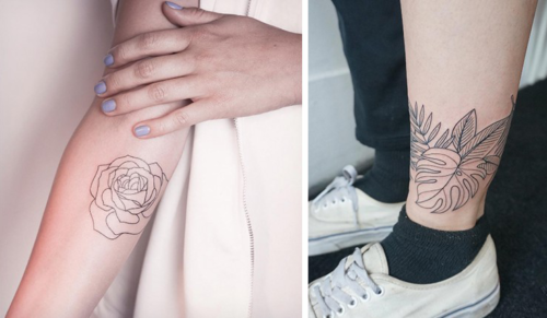 21 delikatnych botanicznych tatuaży, które przypadną do gustu każdemu.