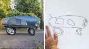 Kreatywny ojciec przemienia rysunki swojego 6-letniego syna w hiperrealistyczne wizualizacje.