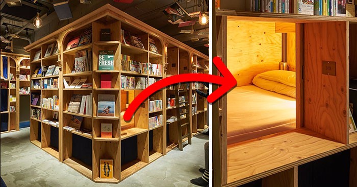 Hostel stworzony na wzór biblioteki – prawdziwy raj dla książkoholików!