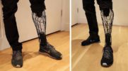 Tytanowa noga z drukarki 3D – designerska alternatywa dla tradycyjnych protez.