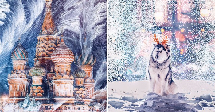 Bajkowe fotografie zimowej Moskwy w obiektywie utalentowanej rosyjskiej artystki.