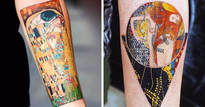 12 najpiękniejszych tatuaży inspirowanych obrazami Gustava Klimta.