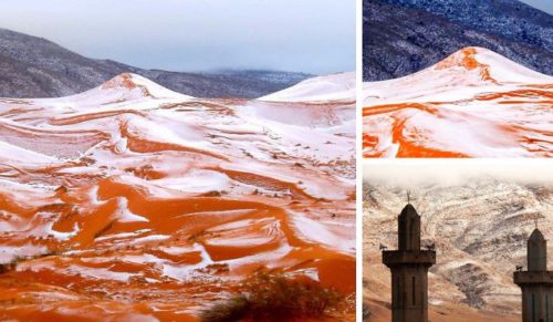Na Saharze spadł śnieg – to pierwszy taki przypadek od ponad 37 lat!
