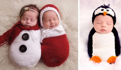 15 zdjęć maluchów celebrujących swoje pierwsze święta Bożego Narodzenia.