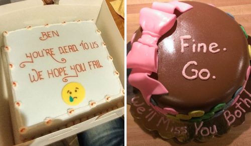 15 najzabawniejszych tortów pożegnalnych stworzonych przez rozżalonych współpracowników.