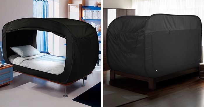 Prywatny fort – hybryda łóżka i namiotu, która zachwyci wszystkich miłośników domowych kryjówek.