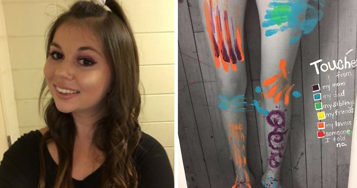 19-latka zilustrowała szokujące następstwa napastowania seksualnego w swoim projekcie artystycznym.