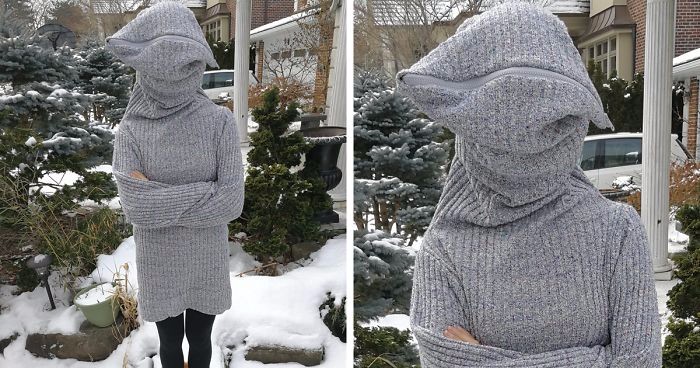 Introwertyczny sweter na chłodne dni – niezawodny sposób, by odciąć się od nieprzyjaznego świata.
