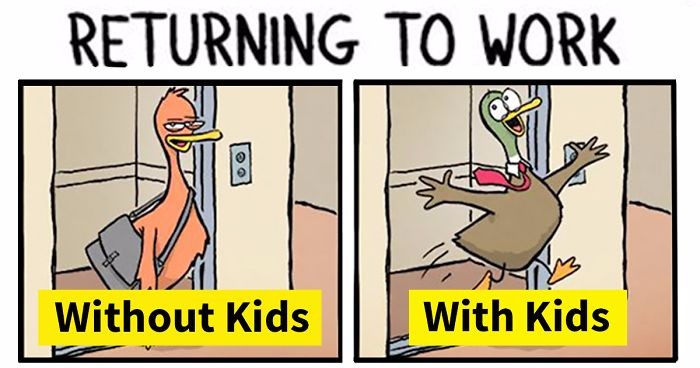 10 komiksów na temat wychowywania dzieci, które rozbawią nawet najbardziej zmęczonych rodziców.